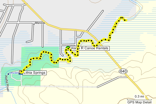 Ride Track on Topo