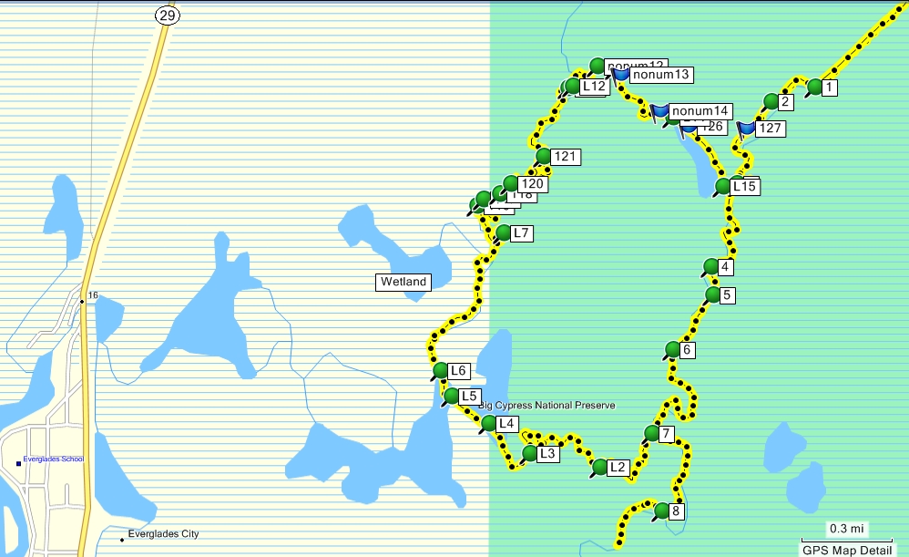 Ride Track on Topo